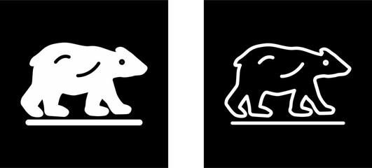 Polar Bear Vector Icon