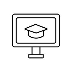 Online Courses vector icon