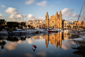 Beautiful Cityscape of Valletta on the Island of Malta