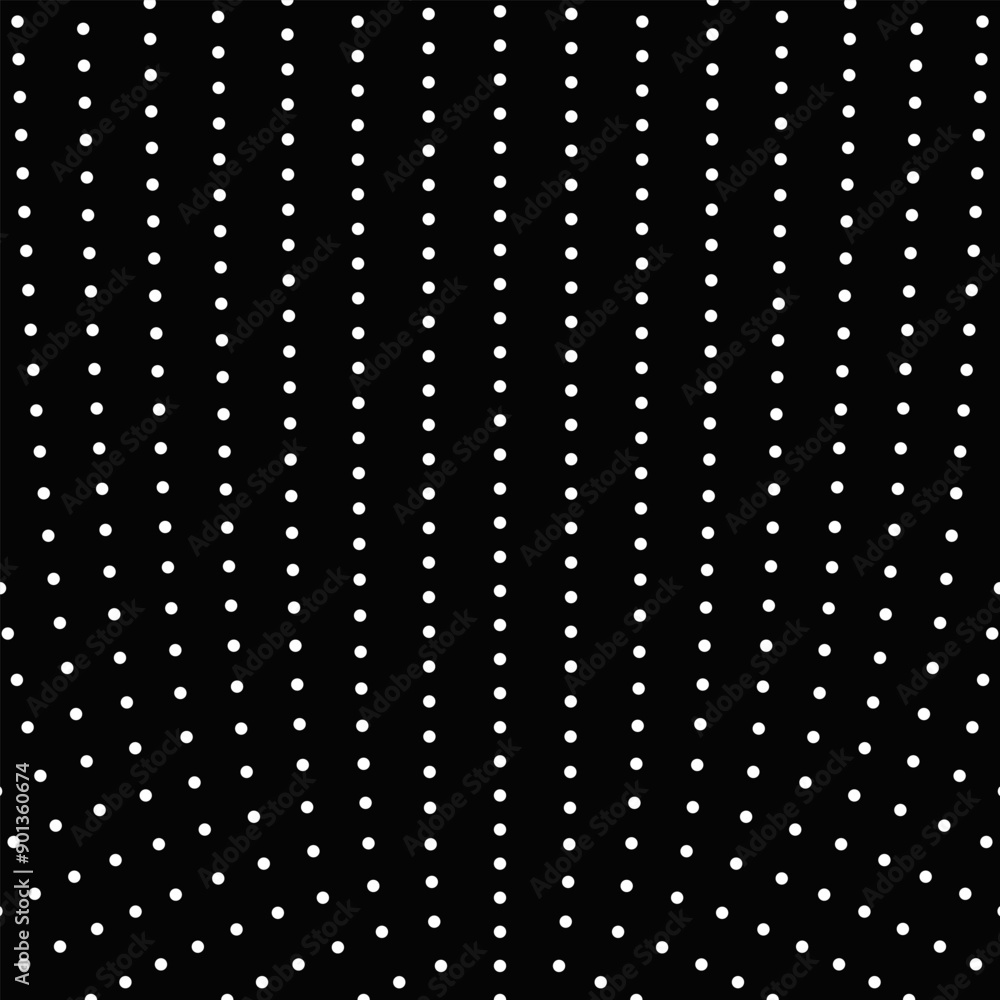 Poster halftone circle pattern background - monochrome abstract vector design