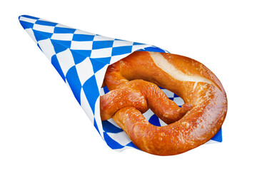 1 Brezel und Hintergrund transparent PNG cut out  Pretzel