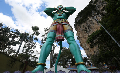 Estatua de Hanuman, Cuevas de Batu, Gombak, Malasia