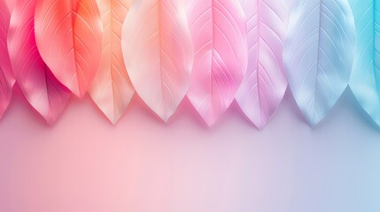 Vibrant feathers in shades of pink and blue create a soft and elegant backdrop, perfect for creative and artistic projects.