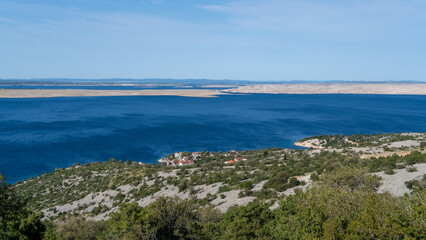 view of the sea from the, Adriatic Sea, Croatia view, coastline