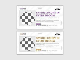 Modern designs for billboards and web banners. Perfect for modern, effective, professional, creative, 
clean, vector-graphics advertising templates