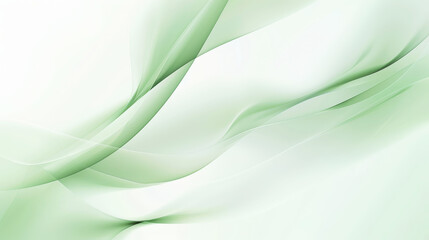 Aesthetic pastel green background template for business or diploma presentation. Waves and dots. Generative AI