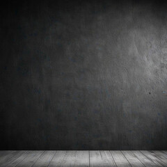 empty room with concrete wall