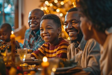 multi generational family celebrating holiday