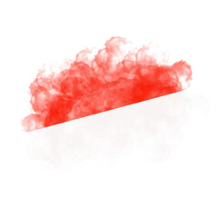 Abstract Brush Indonesian Flag