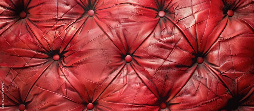 Poster vintage red leather texture background with copy space image