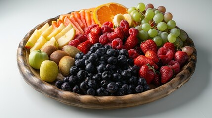 A healthy fruit platter, showcasing the importance of a balanced diet