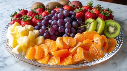 A healthy fruit platter, showcasing the importance of a balanced diet