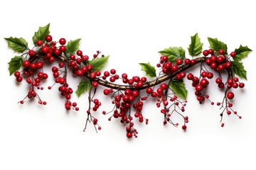 Christmas cherry plant fruit.