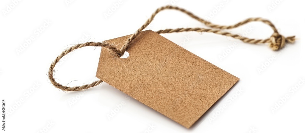 Poster isolated sales tag on a white background with copy space image