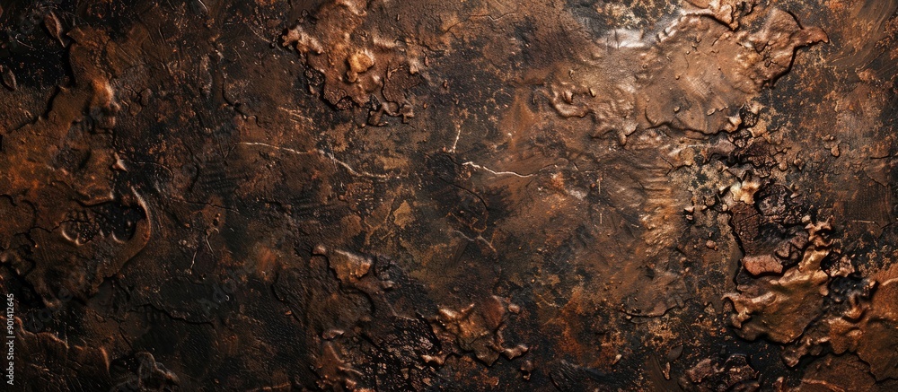 Leinwandbilder Graphic design uses a background with a brown texture perfect for adding text or images providing a great copy space image