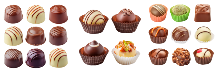 Assortment of Gourmet Chocolate Truffles