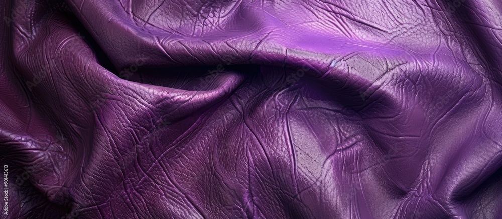 Aufkleber A purple leather surface providing an abstract background and texture for designing with copy space image