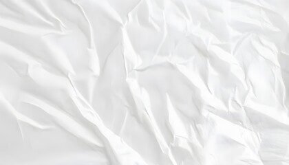 Obraz premium the wet crumpled white paper texture 