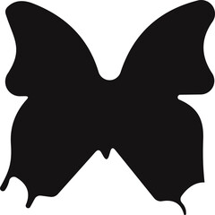 Butterfly animal silhouette icon. mammal symbol forest or wild illustration