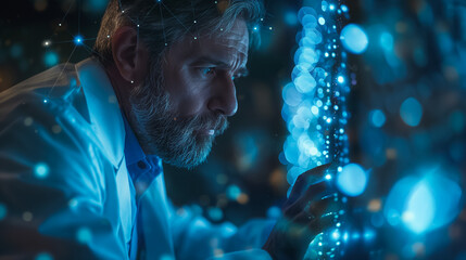 The intersection of biotechnology and information technology, driving innovations in healthcare and personalized medicine through advanced data integration and analysis.