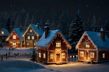 christmas night in the city
