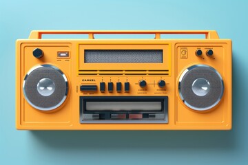 Fototapeta premium Radio electronics stereo technology.