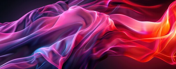 Obraz premium Abstract Colorful Swirling Fabric