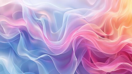 Subtle gradient waves with curvy lines, creating a sophisticated and modern background