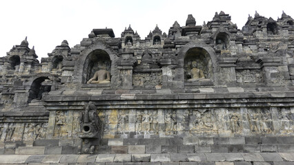 Fototapeta premium Templo de Borobudur, Magelang Regency, Java, Indonesia