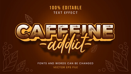 a mix of classic, vintage and modern text effects, for coffee drinks, cafes, posters and baners