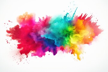 Holi paint splash backgrounds splattered creativity.