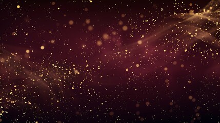 A rich burgundy background with delicate gold speckles scattered across, resembling a starry night sky, elegant and subtle.