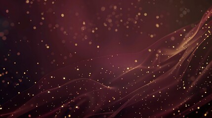 A rich burgundy background with delicate gold speckles scattered across, resembling a starry night sky, elegant and subtle.