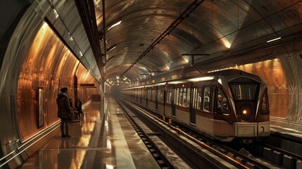 Time Traveling Metro Exploring History Through the Tunnel