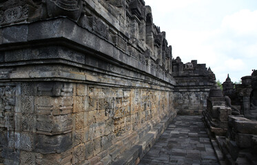 Fototapeta premium Templo de Borobudur, Magelang Regency, Java, Indonesia