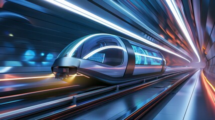 Future Travel HighTech Language Learning Pod in Motion