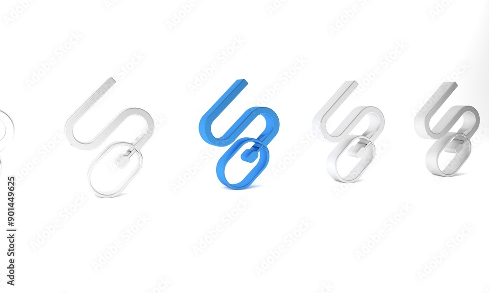 Poster blue computer mouse icon isolated on white background. optical with wheel symbol. minimalism concept