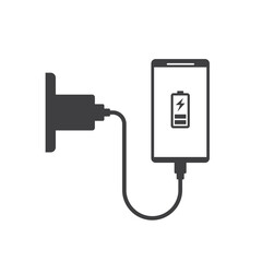 illustration of phone charger, vector art.