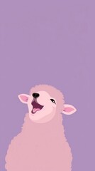 Fototapeta premium Ram selfie cute wallpaper animal cartoon mammal.