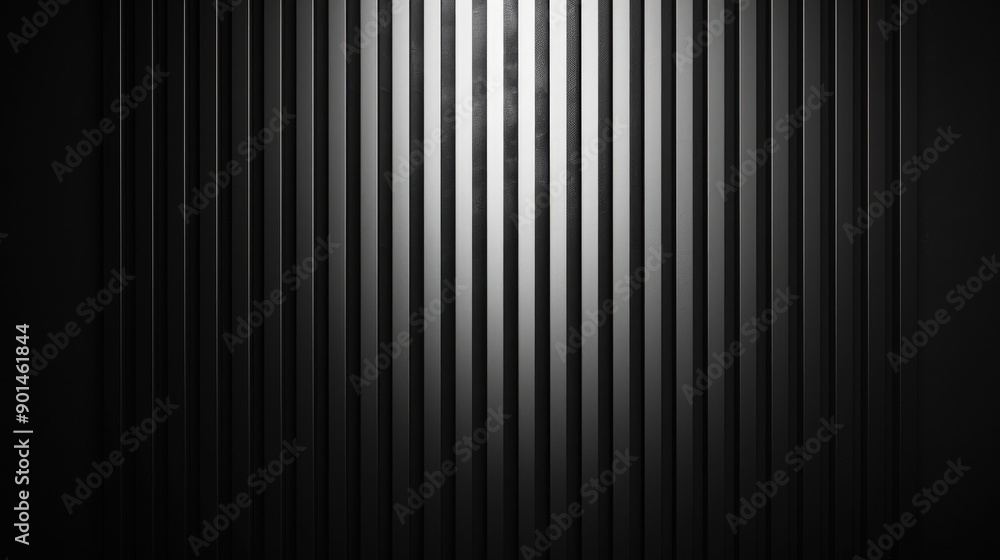 Poster explore a stylish halftone pattern featuring black vertical stripes and gradient effects, ideal for 
