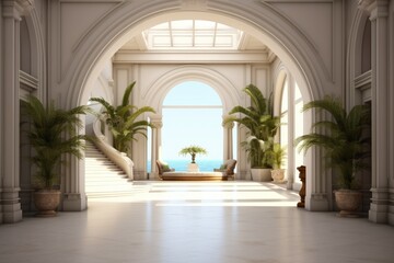 Spectacular Interior Design of a Luxurious Mansion Overlooking the Ocean at Golden Hour