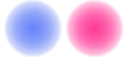Blue and pink circles as a background	