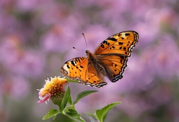 Obraz premium A Butterfly on a flower