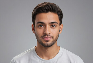 Obraz premium Portrait view of a regular Granthi , candid, social media, avatar image, plain solid background