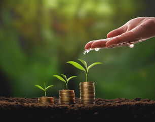 The theme emphasizes the importance of investments in seedling planting