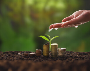 The theme emphasizes the importance of investments in seedling planting