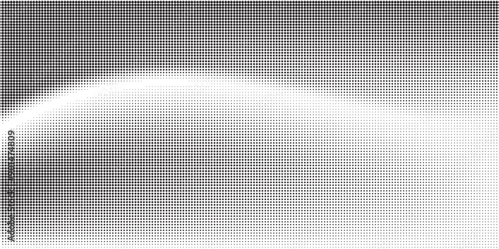 Poster abstract halftone wave dotted background. halftone grunge pattern with squares. vector halftone mode