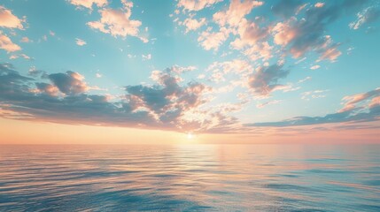Fototapeta premium Panoramic Anime Beach with Clear Blue Waters