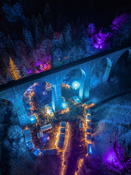 Weihnachtsmarkt in der Ravennaschlucht 
Sch&ouml;nster Weihnachtsmarkt in Deutschland