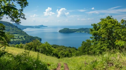 Serene Island Lake View